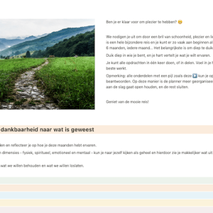 jaarplanner atelier wandering minds