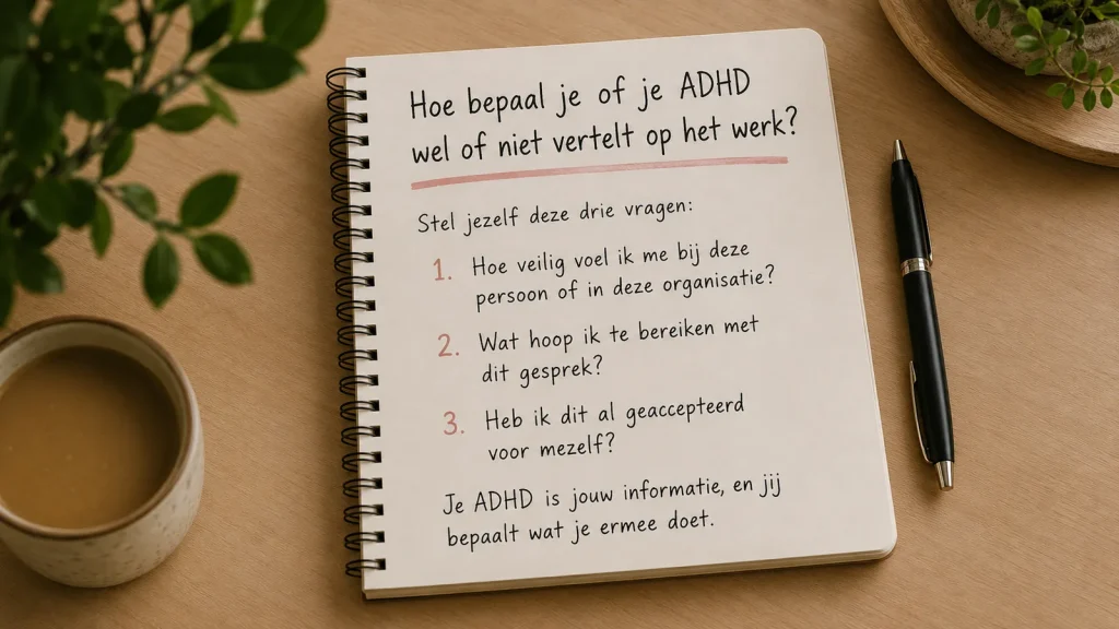open over adhd op werk manager